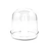 2 X Large Domed Glass Cloche - 11cm Dia