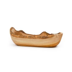 Olive Wood Rustic Serving Bowl 27cm 7 Olive Wood Rustic Serving Bowl 27cm -De Buyer Store olive wood rustic serving bowl small 1