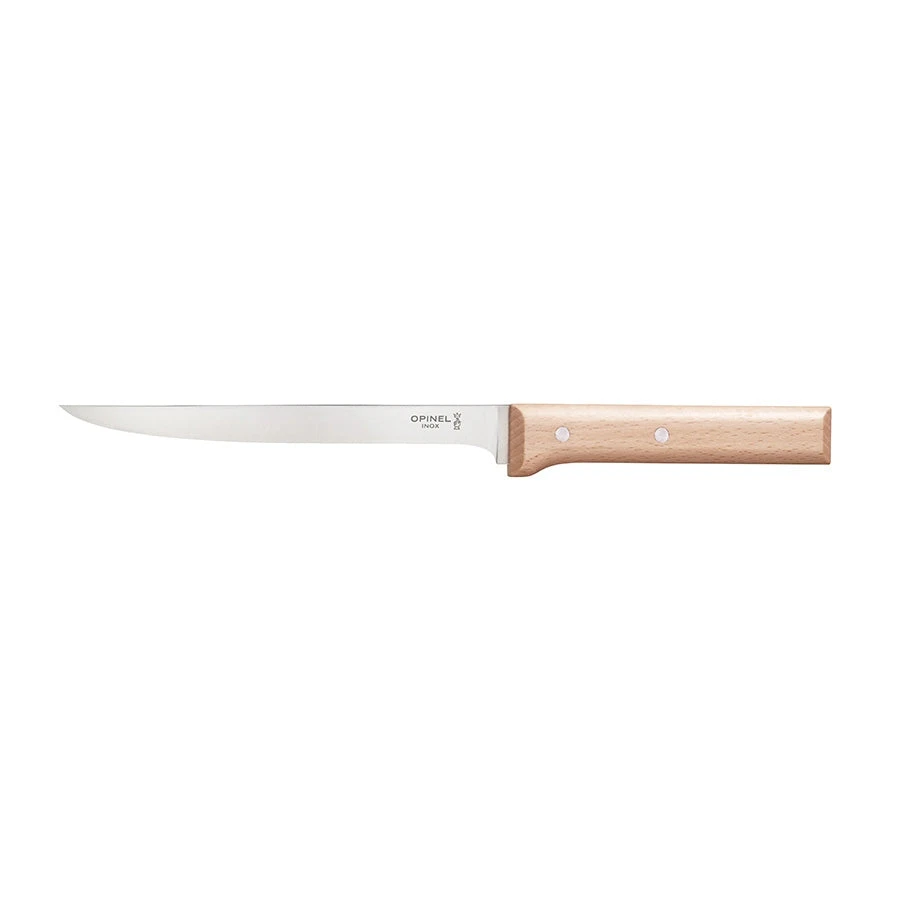 Opinel Parallele Beech Handle Filleting Knife N.121 1 Opinel Parallele Beech Handle Filleting Knife N.121