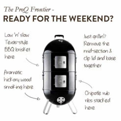 ProQ Frontier Elite 3in1 BBQ Smoker -De Buyer Store proq frontier main image