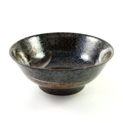 Karasuba-Iro Ramen Bowl -De Buyer Store ramen bowl brown black above