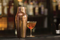 Copper Plated French Cocktail Shaker 600ml -De Buyer Store s copper shaker lifestyle