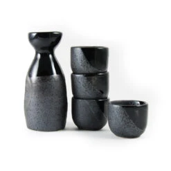 Black Sake Set