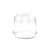 4x Small Domed Glass Cloche - 8cm Dia