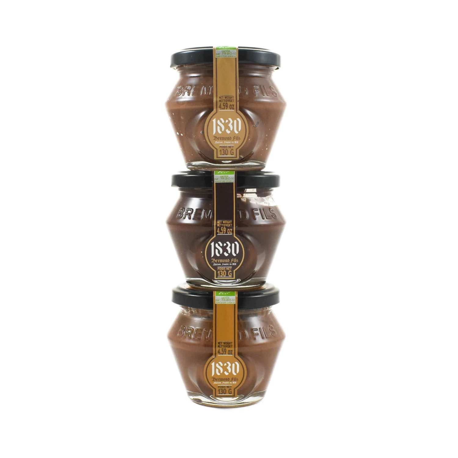 Maison Bremond X Sous Chef Trio Of Organic Cocoa Spreads, 130g 1 Maison Bremond X Sous Chef Trio Of Organic Cocoa Spreads, 130g