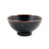 Black Stoneware Ramen Bowl